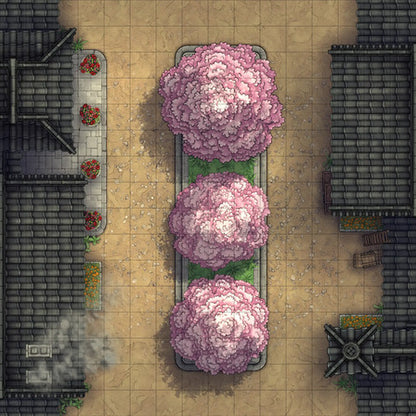 Modular Japanese City Streets Tileset